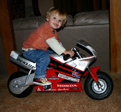 5 year old motorbike